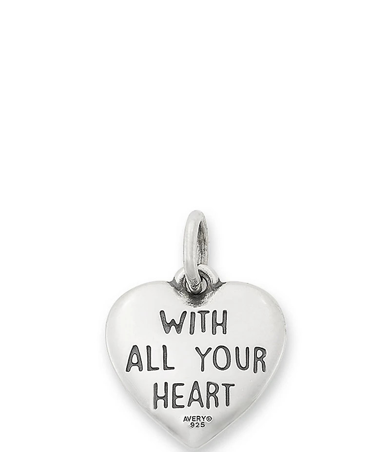 James Avery Trust In The Lord Heart Charm