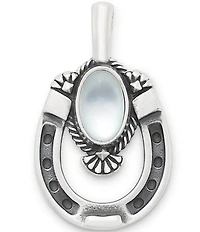 James Avery Turquoise Western Horseshoe Charm
