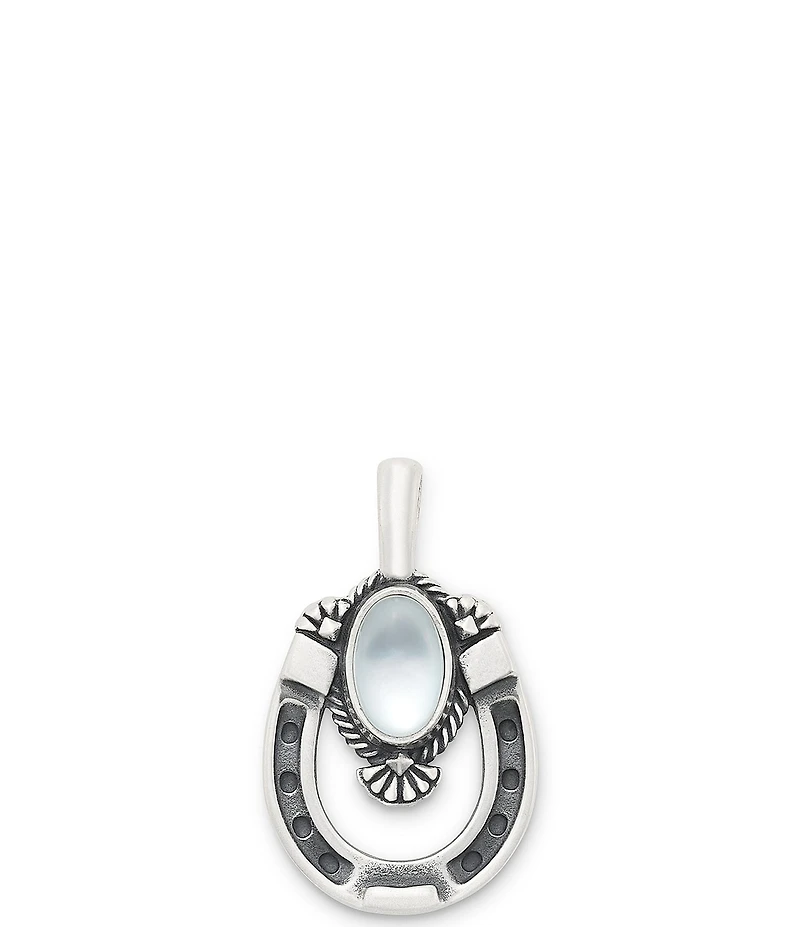 James Avery Turquoise Western Horseshoe Charm