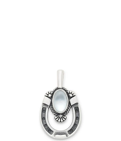 James Avery Turquoise Western Horseshoe Charm