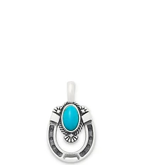 James Avery Turquoise Western Horseshoe Charm
