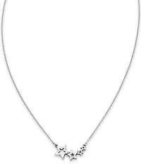 James Avery Twinkling Stars Short Pendant Necklace