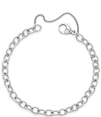 James Avery Twisted Wire Cable Link Charm Bracelet