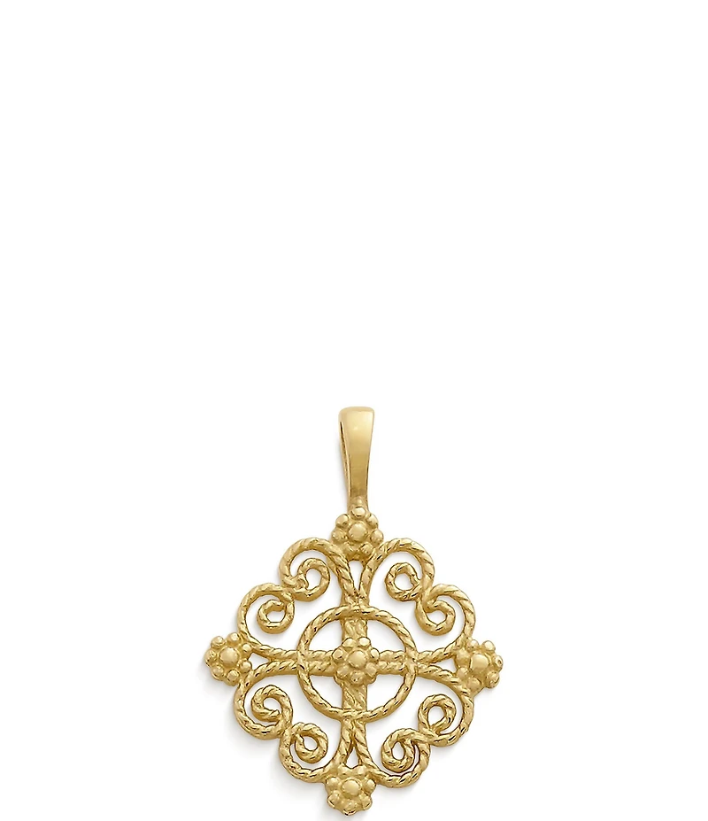 James Avery Twisted Wire Lacy Cross Charm