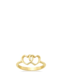 James Avery 14K Two Hearts Together Ring