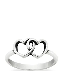 James Avery Two Hearts Together Ring