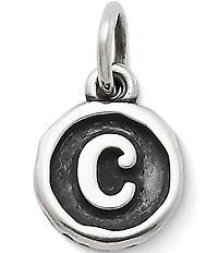 James Avery Vintage Type Initial Charm