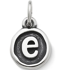 James Avery Vintage Type Initial Charm