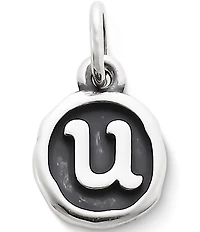 James Avery Vintage Type Initial Charm