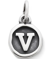 James Avery Vintage Type Initial Charm
