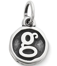 James Avery Vintage Type Initial Charm