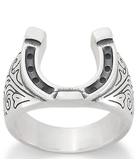 James Avery Western Horseshoe Ring