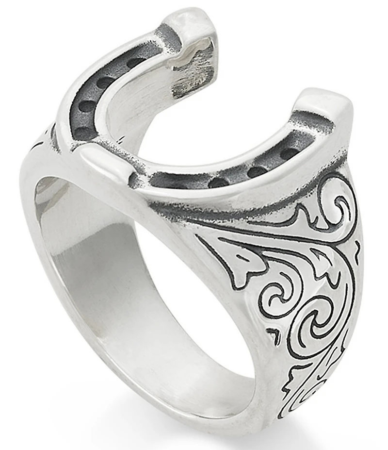 James Avery Western Horseshoe Ring