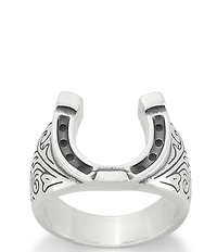 James Avery Western Horseshoe Ring