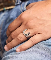 James Avery Western Horseshoe Ring