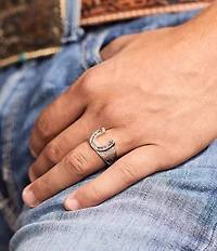 James Avery Western Horseshoe Ring