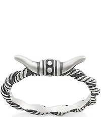 James Avery Western Longhorn Band Ring