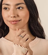 James Avery Western Longhorn Band Ring