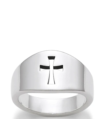James Avery Wide Sterling Silver Crosslet Ring