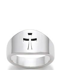 James Avery Wide Sterling Silver Crosslet Ring