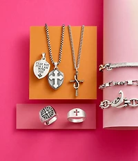 James Avery Wide Sterling Silver Crosslet Ring