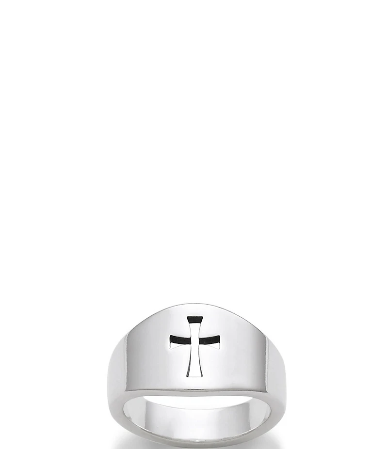James Avery Wide Sterling Silver Crosslet Ring
