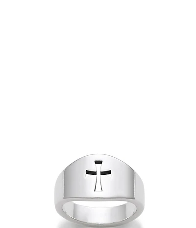 James Avery Wide Sterling Silver Crosslet Ring