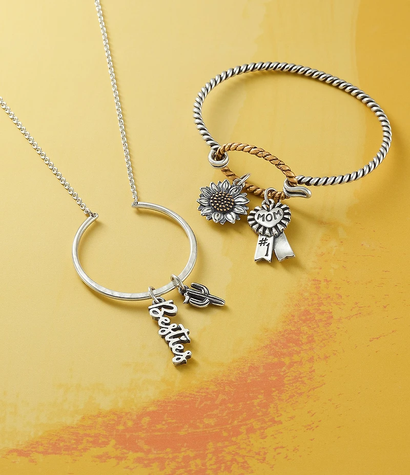 James Avery Wild Sunflower Charm