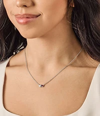 James Avery Wrapped Up In Love Gemstone Short Pendant Necklace