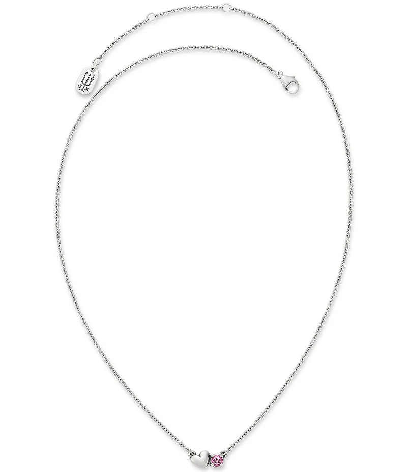 James Avery Wrapped Up In Love Gemstone Short Pendant Necklace