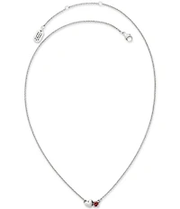 James Avery Wrapped Up In Love Gemstone Short Pendant Necklace