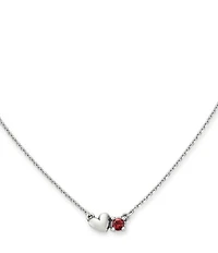 James Avery Wrapped Up In Love Gemstone Short Pendant Necklace