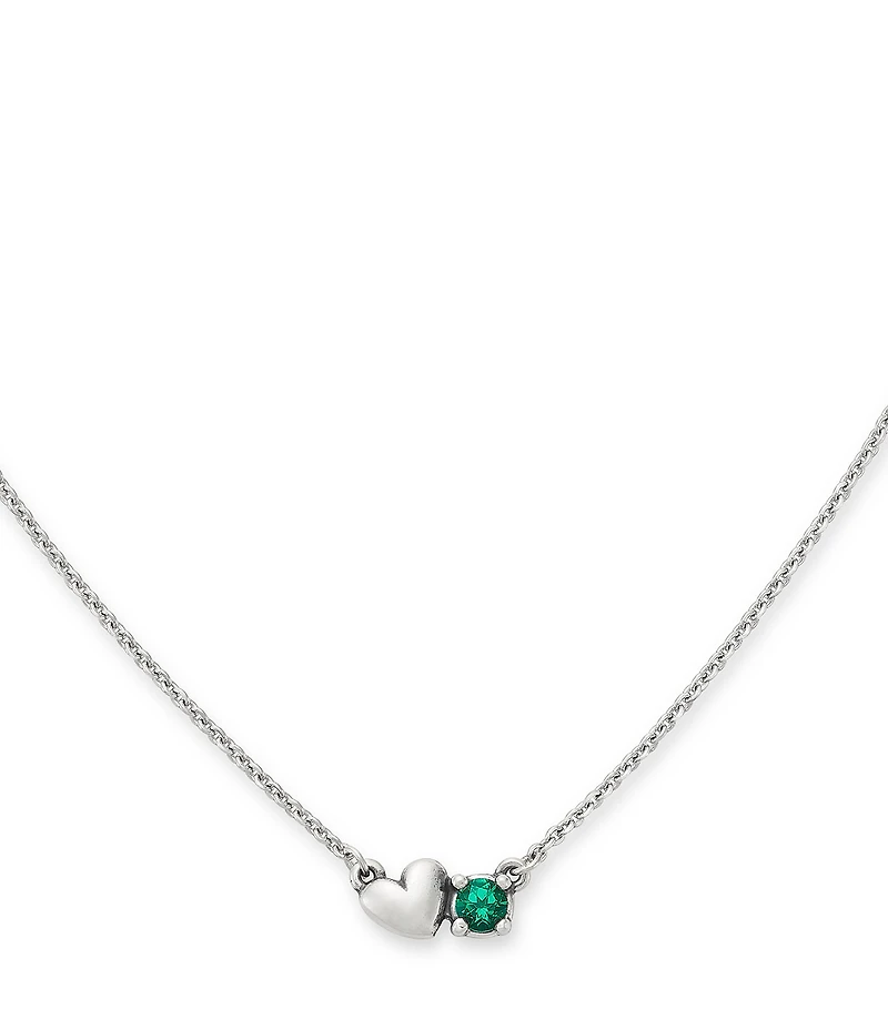 James Avery Wrapped Up In Love Gemstone Short Pendant Necklace