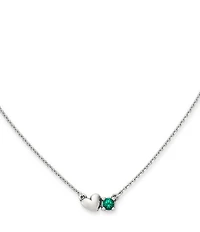 James Avery Wrapped Up In Love Gemstone Short Pendant Necklace