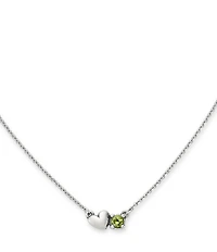 James Avery Wrapped Up In Love Gemstone Short Pendant Necklace