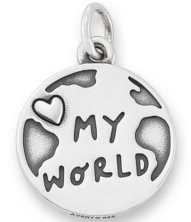 James Avery You are My World Charm