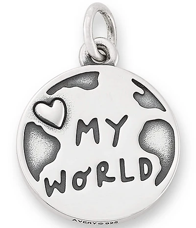 James Avery You are My World Charm