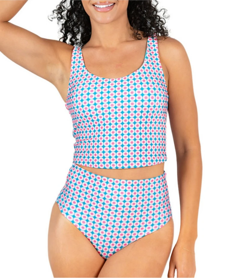 Janela Bay Sunburst Seamless High Waist Swim Bottom