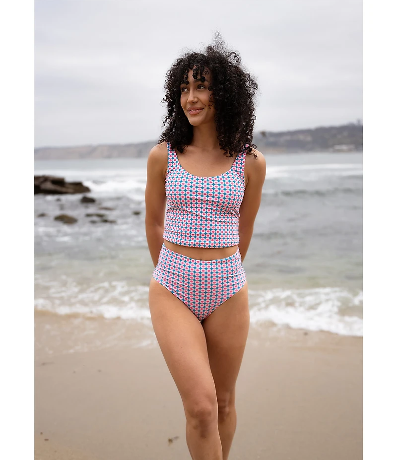 Janela Bay Sunburst Seamless High Waist Swim Bottom