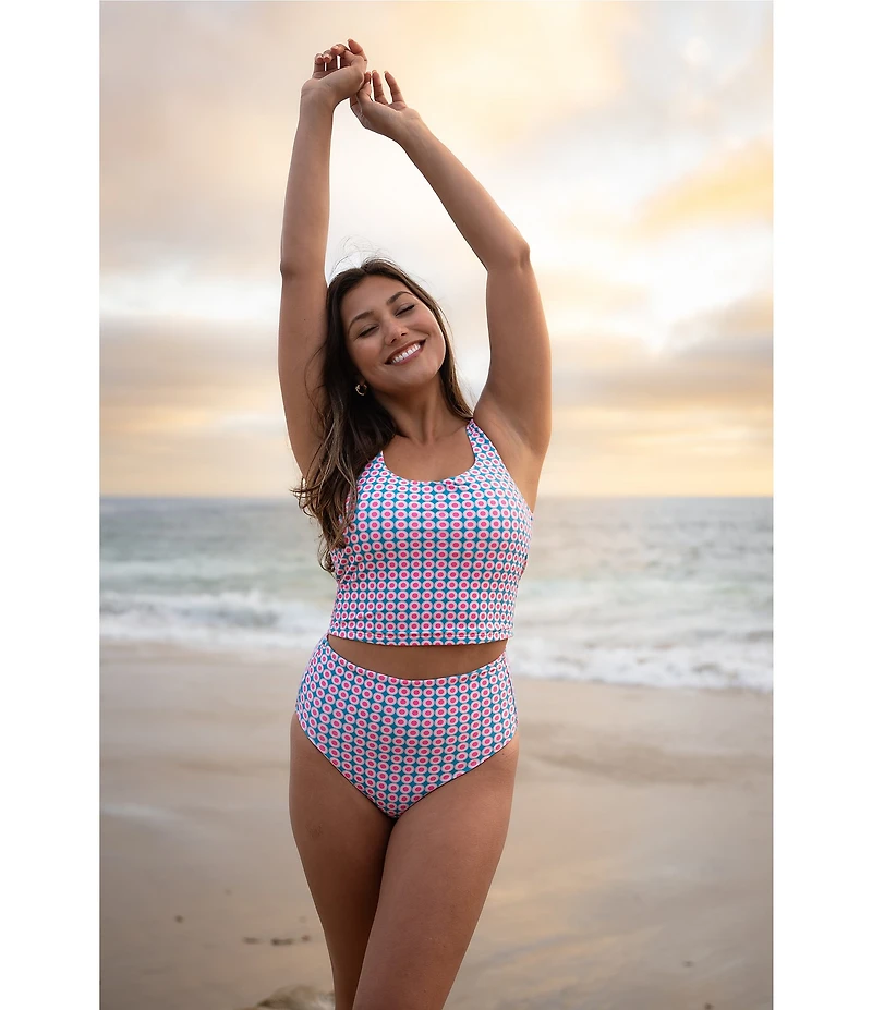 Janela Bay Sunburst Seamless High Waist Swim Bottom