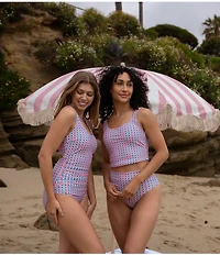 Janela Bay Sunburst Seamless High Waist Swim Bottom