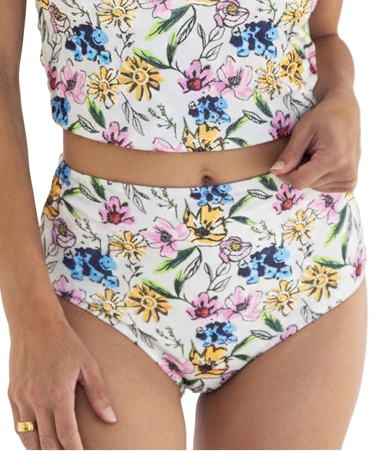 Janela Bay Wild Floral High Waist Swim Bottom