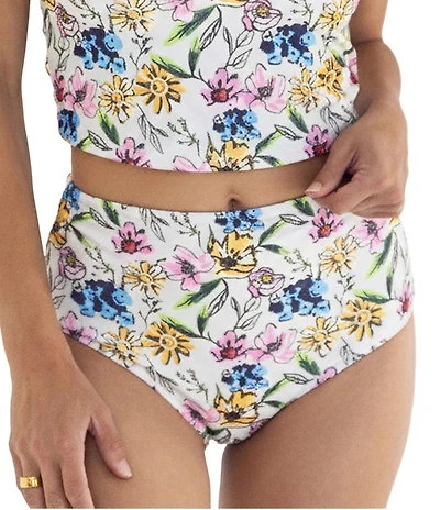 Janela Bay Wild Floral High Waist Swim Bottom