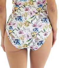 Janela Bay Wild Floral High Waist Swim Bottom