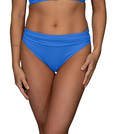Jantzen Solid Stitch Foldover Hipster Swim Bottom