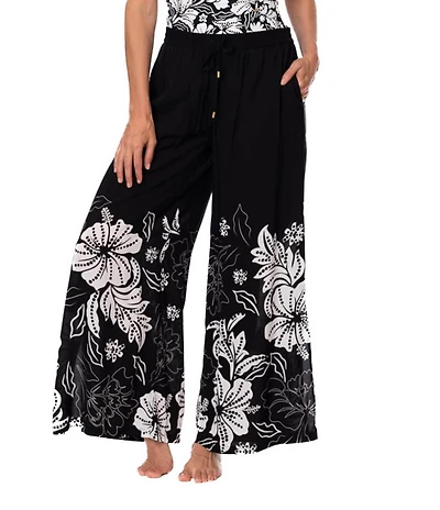 Jantzen The Heritage Josephine Wide Leg Pull-On Swim Cover-Up Pants