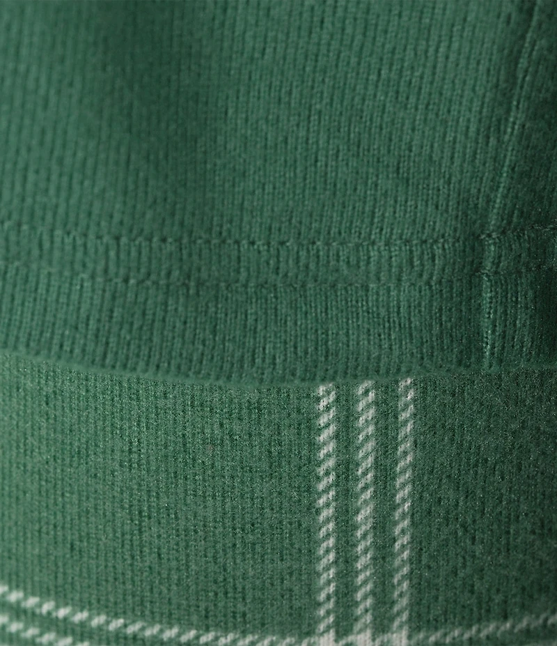 Jasmine & Ginger Brushed Knit #double;Cozy#double; Long Sleeve Round Neck Top Long Pajama Set