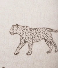Jasmine & Ginger Cheetah Print Drawstring Coordinating Knit Sleep Shorts