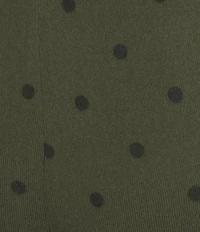Jasmine & Ginger Dot Print Brushed Knit Elastic Waist Coordinating Sleep Jogger