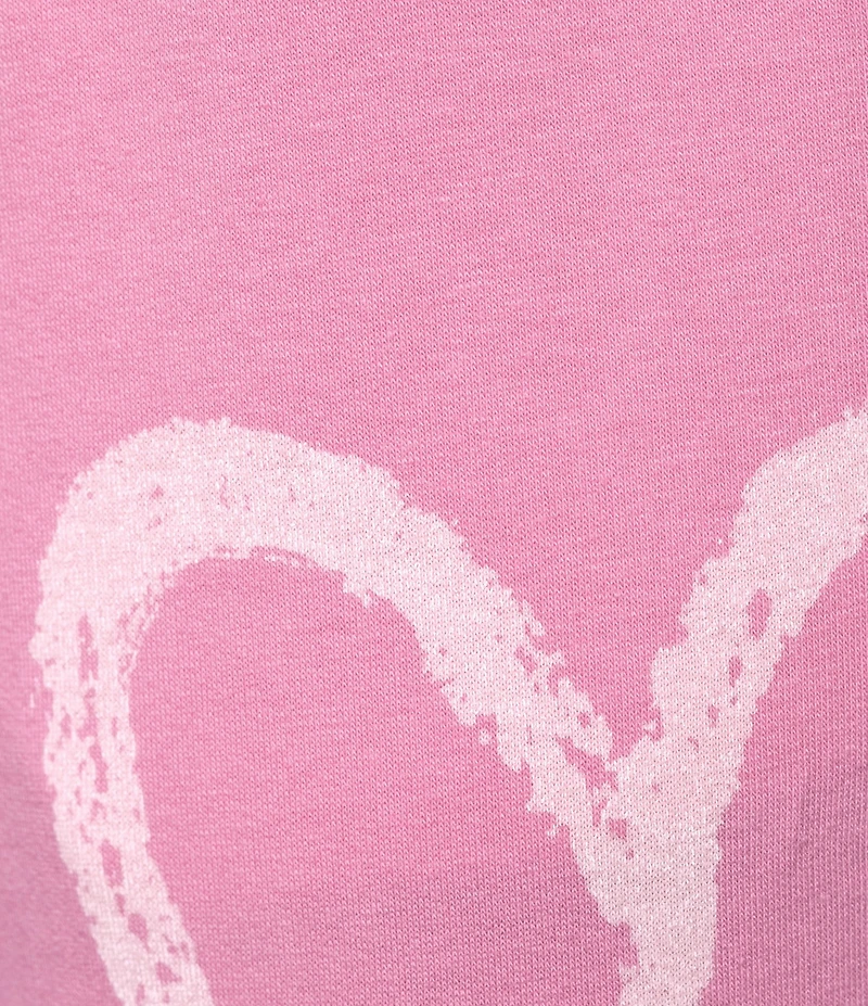 Jasmine & Ginger French Terry Elastic Waist Coordinating Lounge Joggers